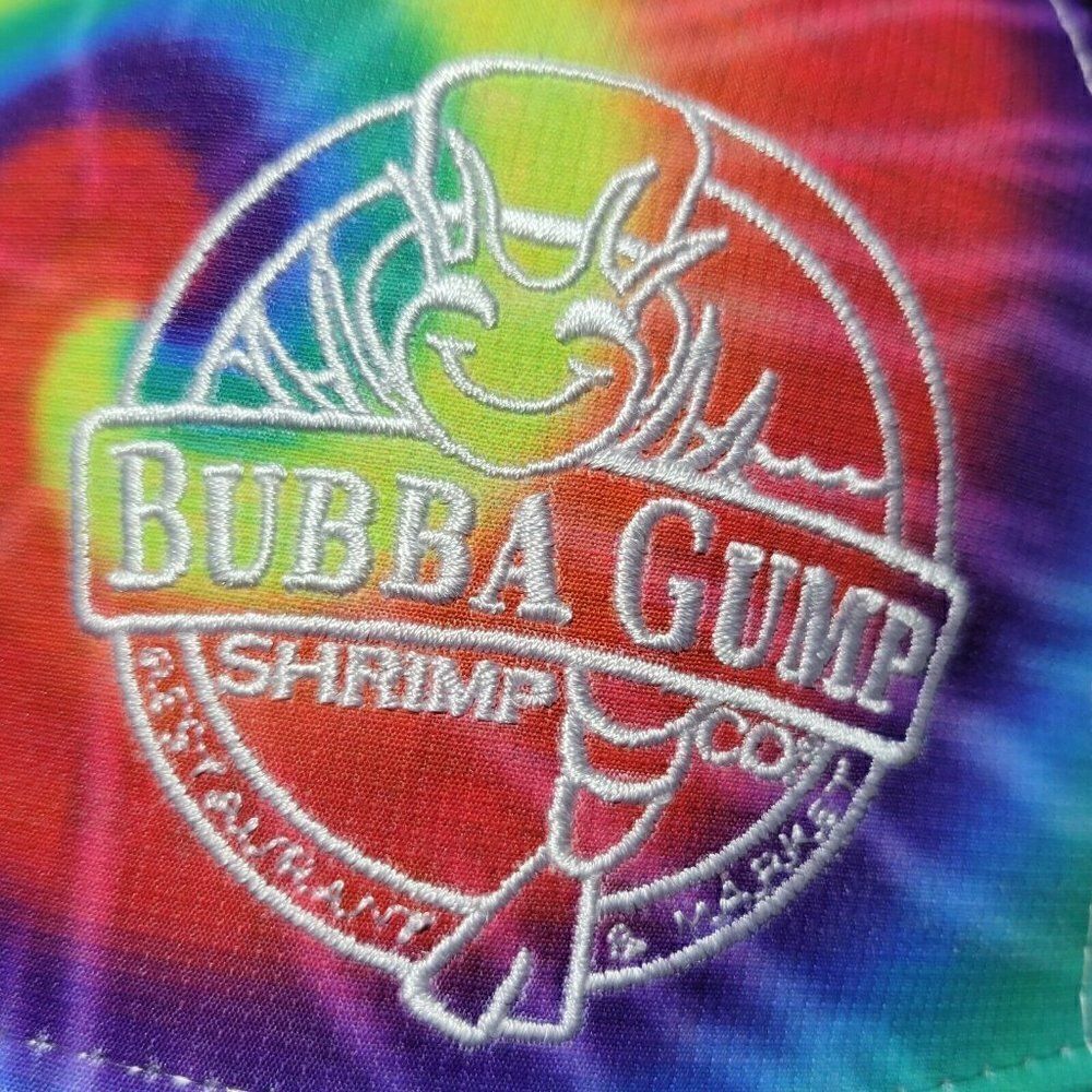 Bubba Gump Baseball Hat Tie Dye Snapback Shrimp Co. Restaurant Market Unisex NWT - Picture 3 of 12